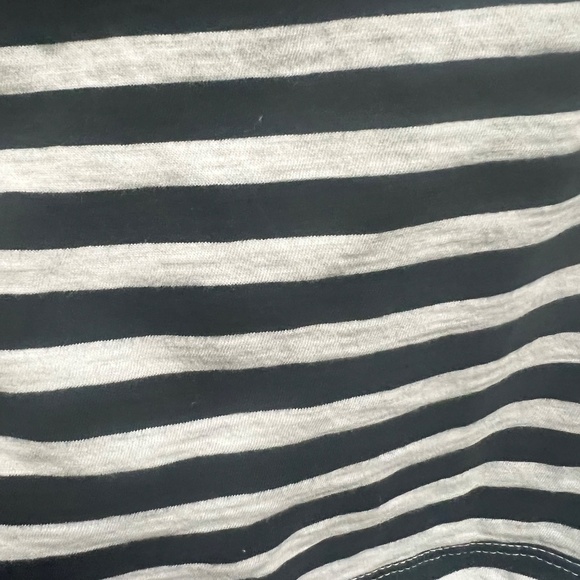 J.Crew Stripe Long Sleeve Tee Sz L - Picture 3 of 5